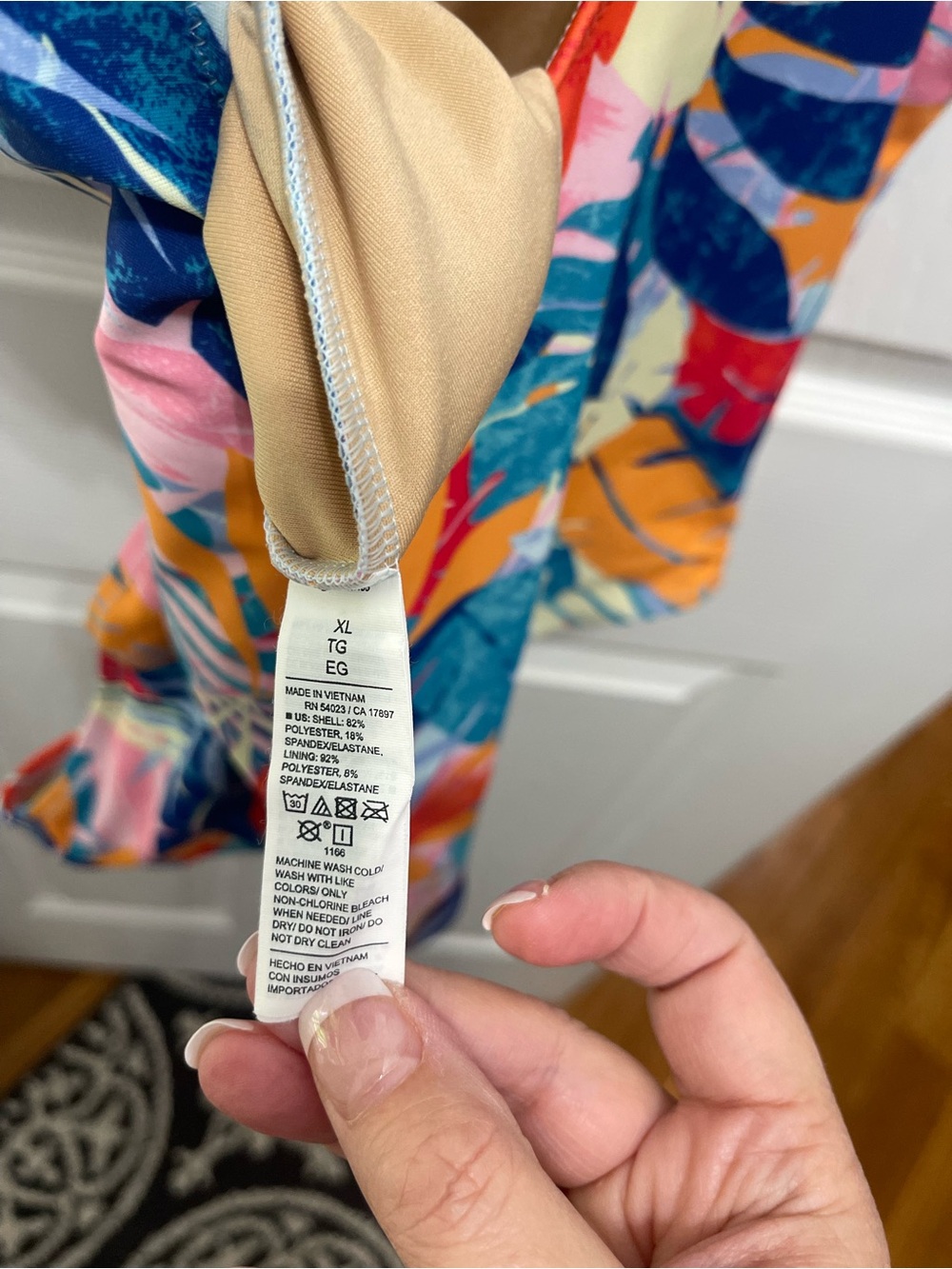 Old Navy women’s One-Piece Swimsuit - Blue, Orange, Yellow, Pink - Picture 13 of 13